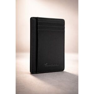 Travelambo Slim Black Wallet